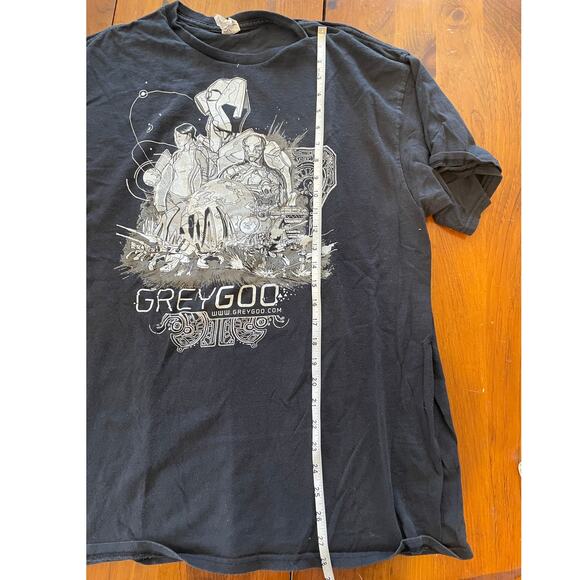 Delta Pro Weight Grey Goo T Shirt, 100% Pre-Shrunk Cotton, Size XL - Picture 5 of 10